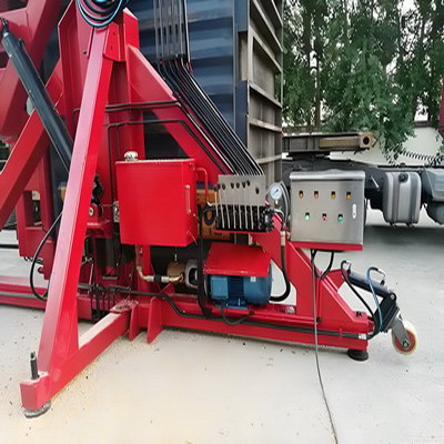 Semi-mobile container tilter