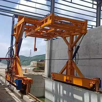 90Deg 180Deg mobile container flipper(rail type)