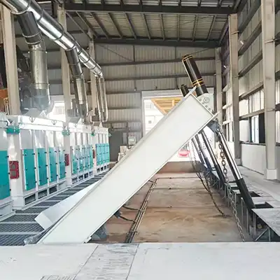 Side Tipping Truck Unloader