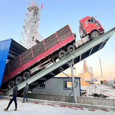 Deep Foundation Truck Unloading Platform