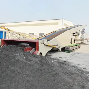 Self-feeding truck loading mobile conveyor Self-feeding truck loader-11