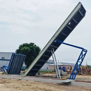 Drive through type Truck dumping platform